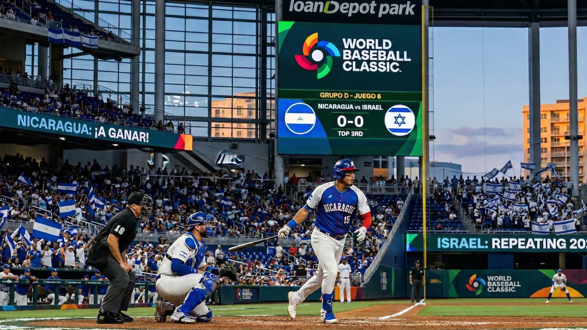 Resultado da partida Nicarágua x Israel hoje. horário e como assistir à transmissão ao vivo do 2026 World Baseball Classic em Miami