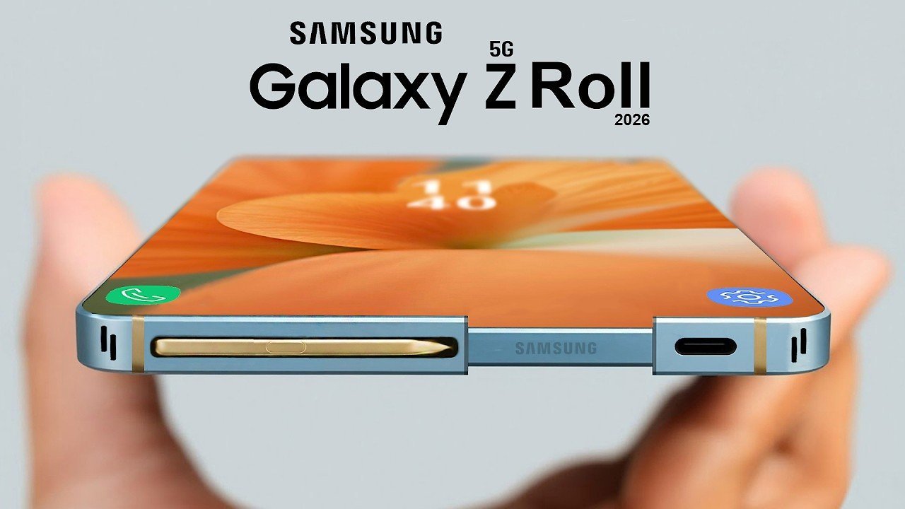 Samsung Galaxy Z Roll 5G: O fim das rugas na tela?