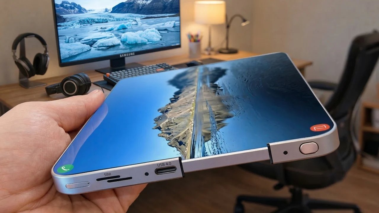 Samsung Galaxy Z Roll 5G: especificações de tela rolável de 12,4 polegadas