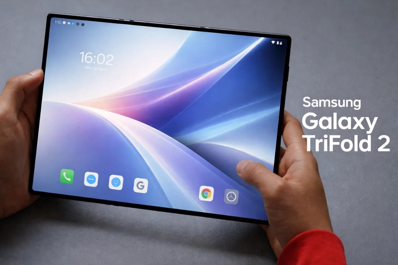 Samsung Galaxy Z TriFold 2: design radical wearable vazou