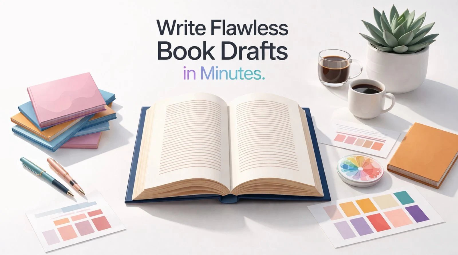 Sistema de escrita de IA para rascunhos de livros perfeitos