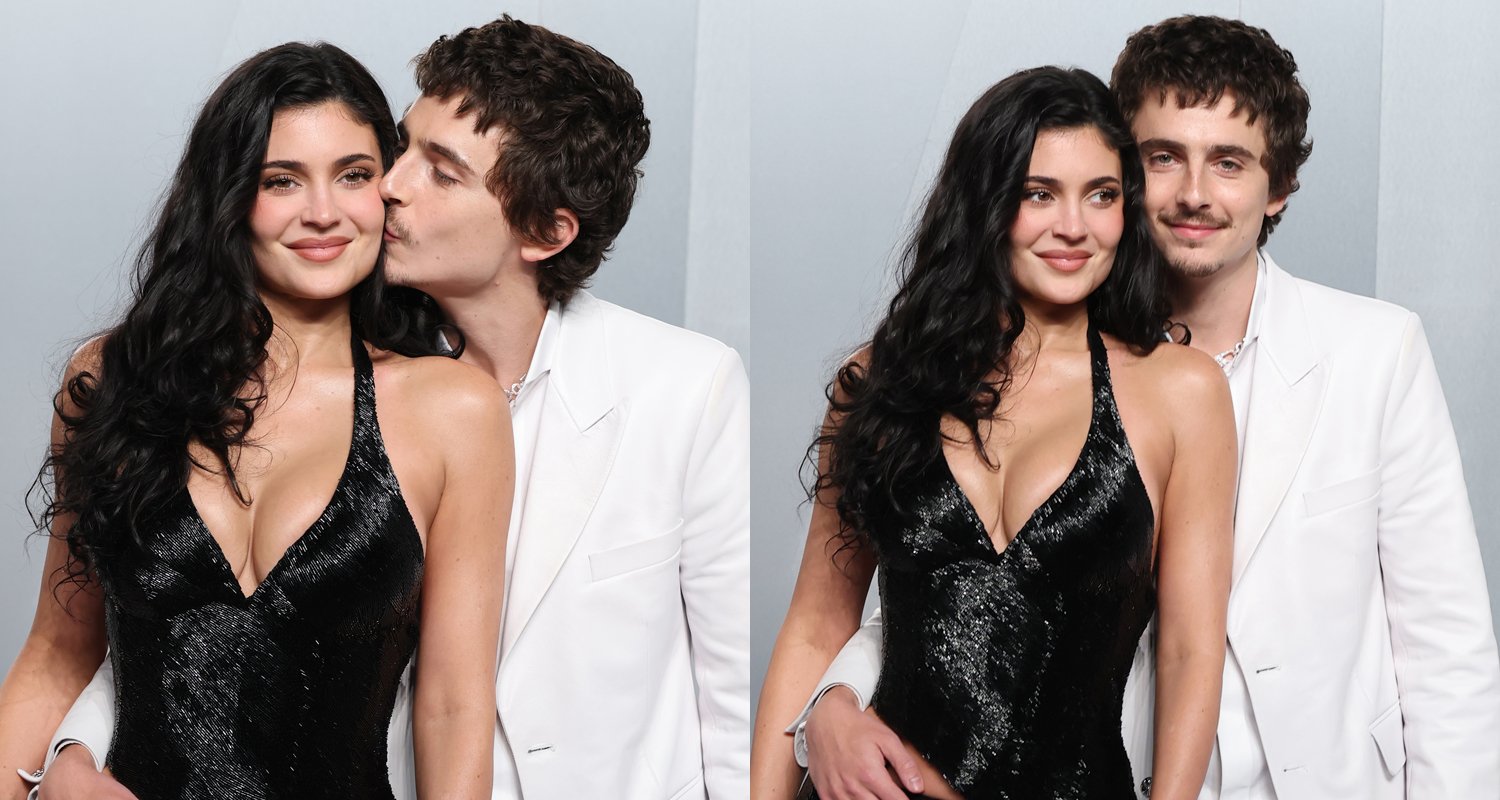 Timothee Chalamet beija a namorada Kylie Jenner na bochecha na festa do Oscar da Vanity Fair 2026 | Pós-festas do Oscar 2026, Kylie Jenner, Timothee Chalamet | Notícias e fofocas sobre celebridades | Entretenimento, fotos e vídeos
