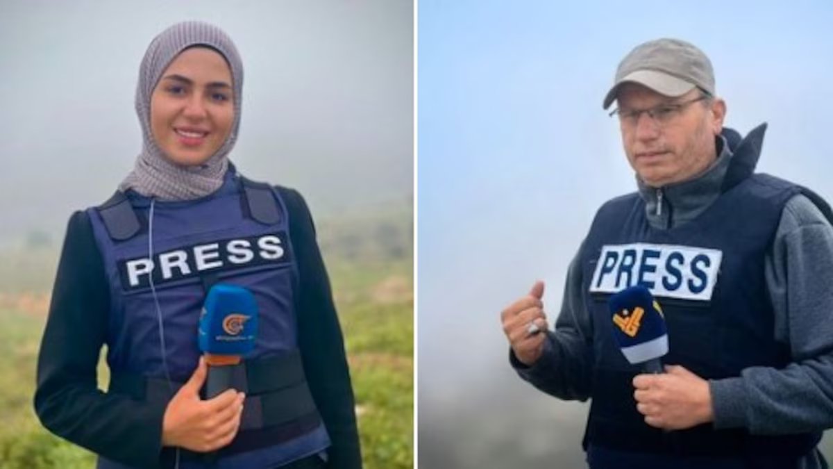 Três jornalistas foram mortos em consequência de um ataque aéreo israelense no sul do Líbano