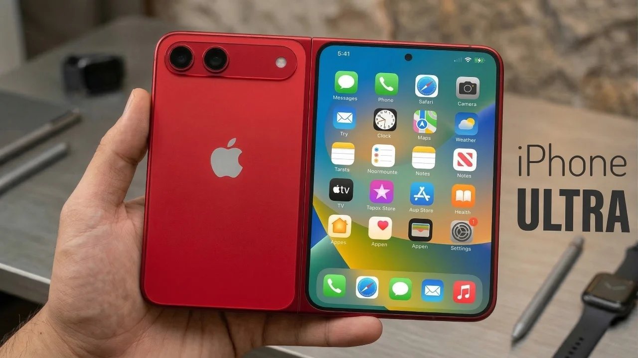 Vazamento do iPhone Ultra (Fold): tela de 7,8 polegadas e A20 Pro revelados