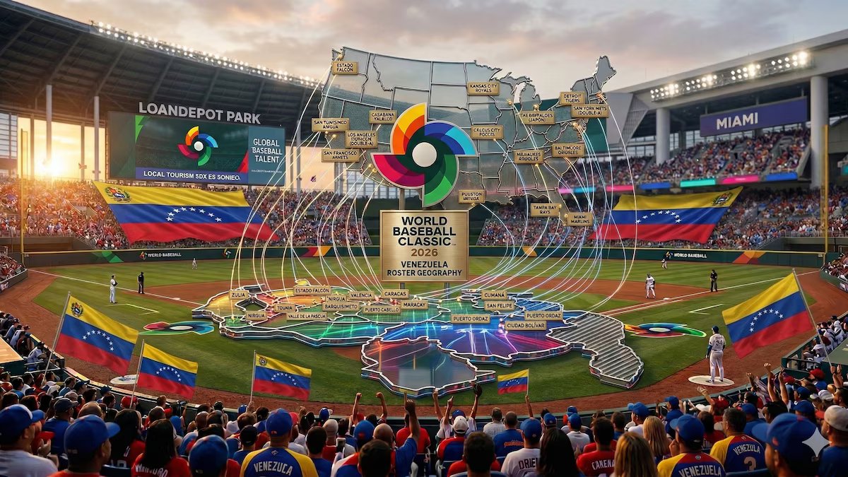 Venezuela e lista de luxo. quais cidades e times são os jogadores do Clássico Mundial de Beisebol de 2026