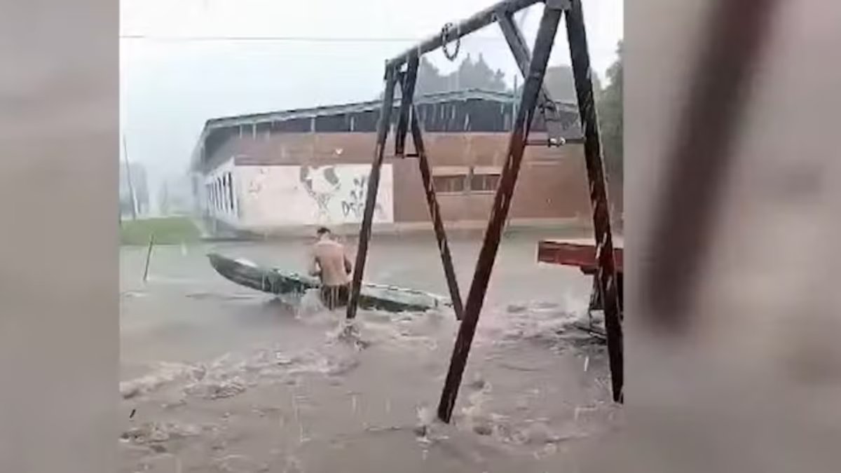 Vídeo: foi uma forte tempestade que atingiu Tucumán e causou inundações, fechamento de rotas e cancelamento de aulas