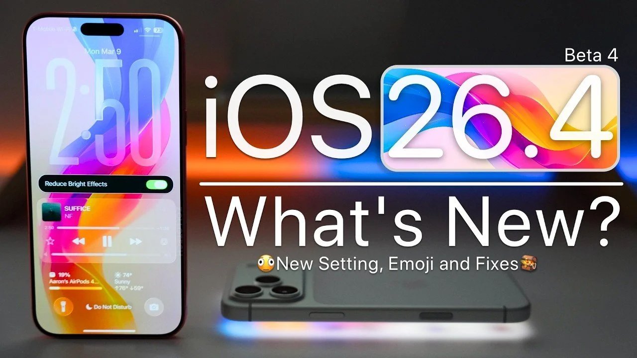 iOS 26.4 Beta 4: aumento de desempenho ou consumo de bateria?
