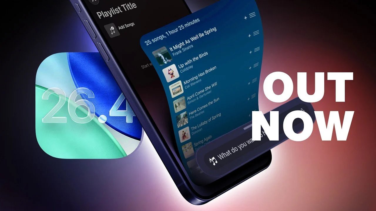 iOS 26.4: novas ferramentas de música da Apple, streaming de vídeo e muito mais