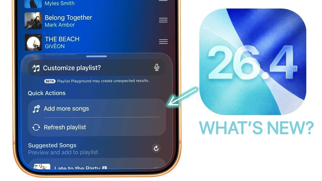 iOS 26.4: uma pequena atualização que faz seu iPhone parecer novo