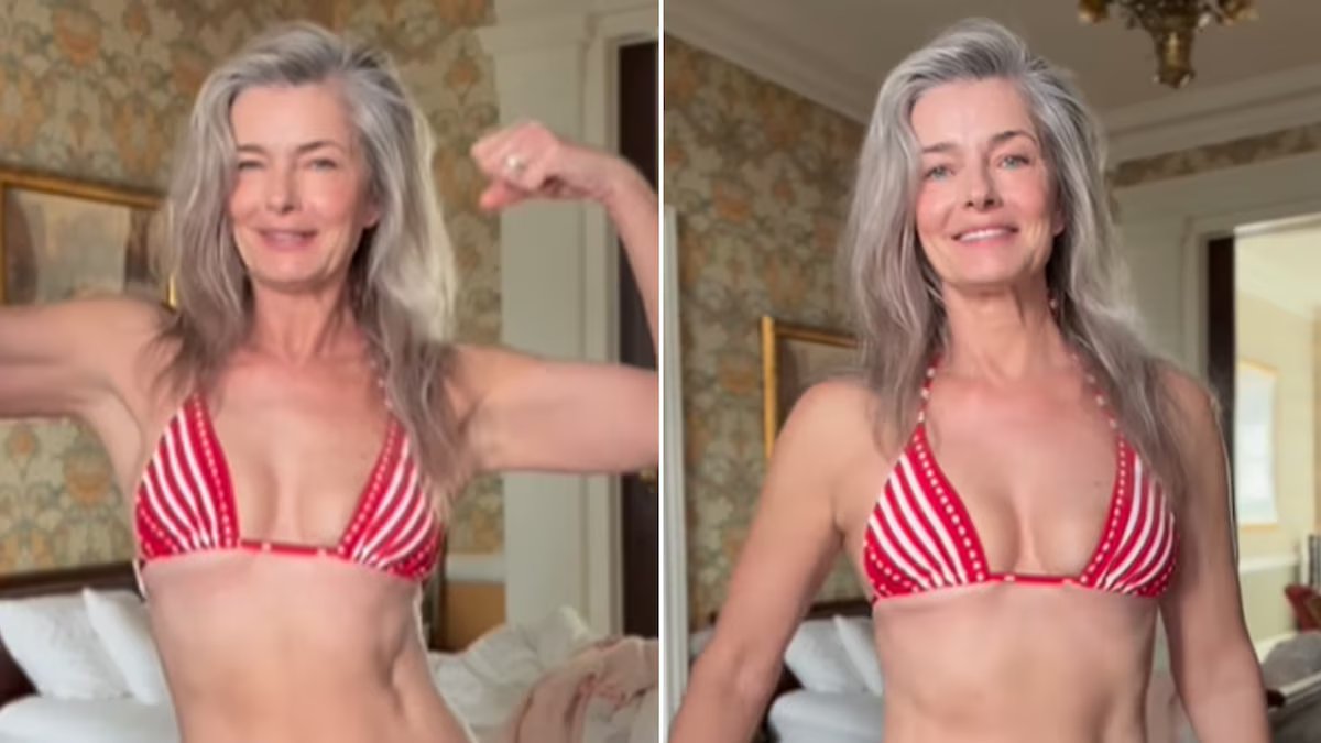 A ex-supermodelo Paulina Porizkova comemorou seu 61º aniversário posando de biquíni