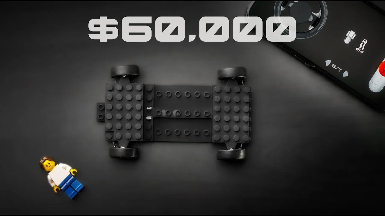 A história por trás do chassi personalizado do carro LEGO RC