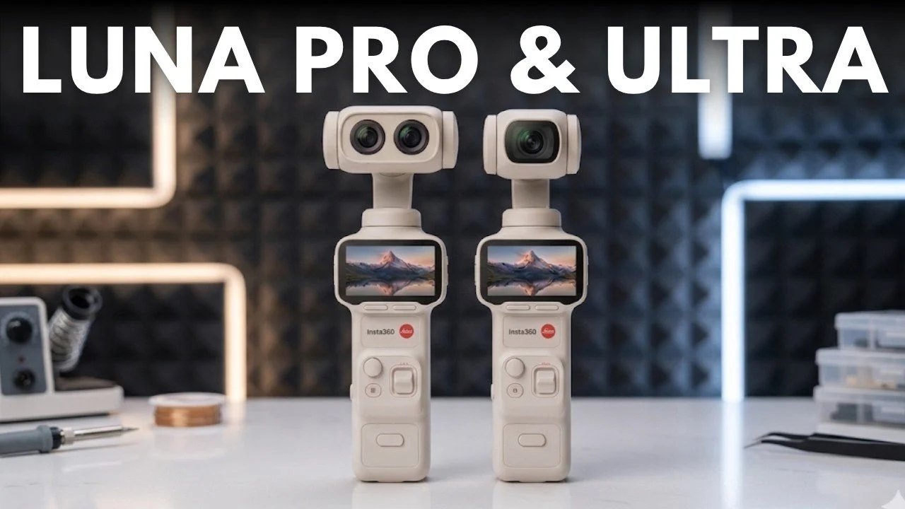Análise do Insta360 Luna Pro e Ultra: um verdadeiro rival do DJI Pocket 4