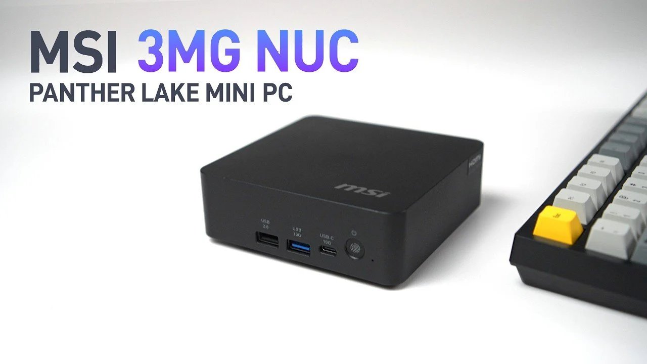 Análise do MSI Cubi NUC AI + 3MG: Mini PC Intel Panther Lake.