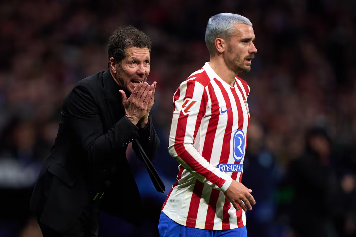 Antoine Griezmann, Diego Simeone e final da Copa del Rey, Atlético de Madrid x Real Madrid