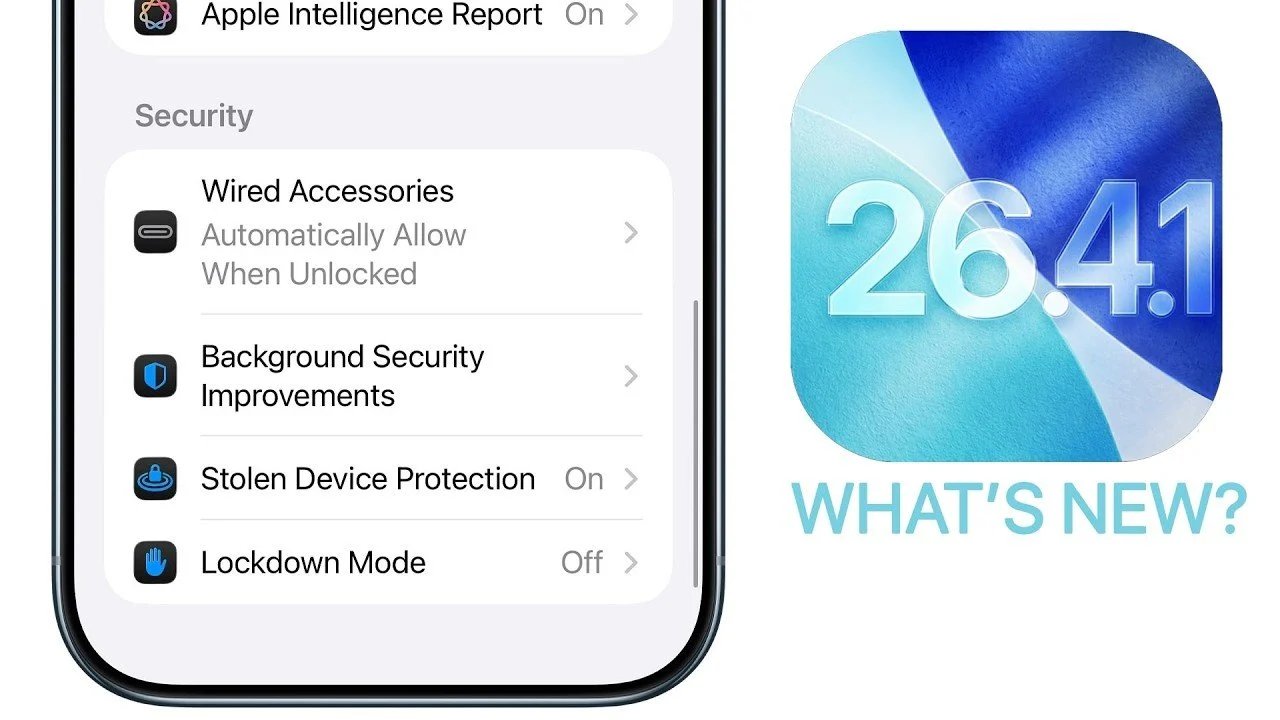Apple lança iOS 26.4.1: aqui está tudo novo para o seu iPhone