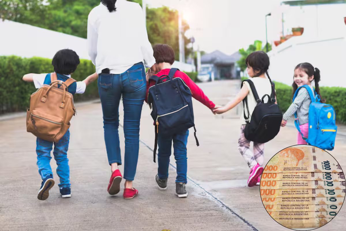 Benefício universal para crianças. quanto custa AUH em maio de 2026 com crescimento aprovado?