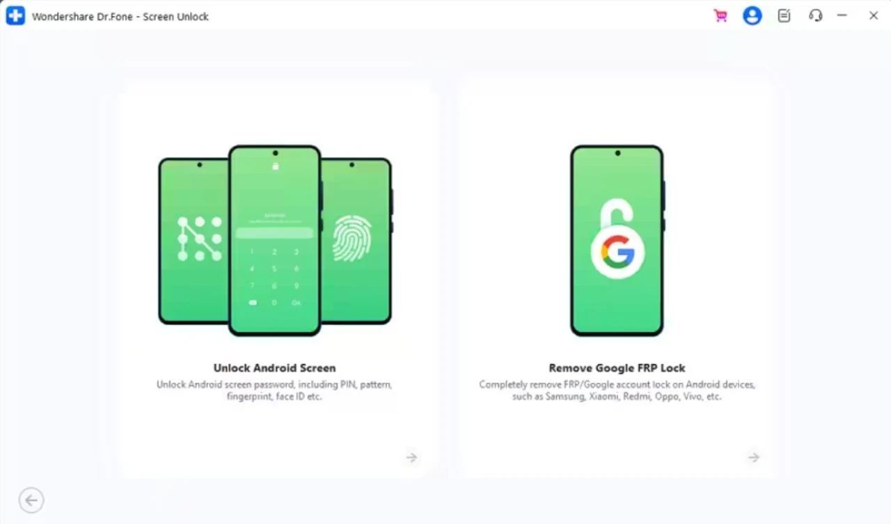 Bloqueou seu dispositivo Android 16? Corrija problemas de FRP com WondershareDr.Fone