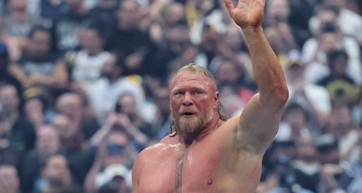 Brock Lesnar da WWE parece estar se aposentando durante a WrestleMania 42 | Brock Lesnar,WWE | Notícias e fofocas sobre celebridades | Entretenimento, fotos e vídeos