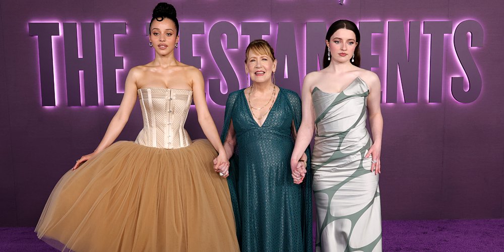 Chase Infiniti, Lucy Halliday e Ann Dowd lideram o elenco de ‘The Testaments’ na estreia em Los Angeles | Amy Seimetz, Ann Dowd, Birva Pandya, Blessing Adedijo, Brad Alexander, Chase Infiniti, Ellen Olivia, Eva Foote, Ever Carradine, hulu, Isolde Ardies, Kira Guloien, Lucy Halliday, Mabel Li, Mattea Conforti, Nate Corddry, OT Fagbenle, Shechina, Rowan M. Darnell-Martin | Notícias e fofocas sobre celebridades | Entretenimento, fotos e vídeos