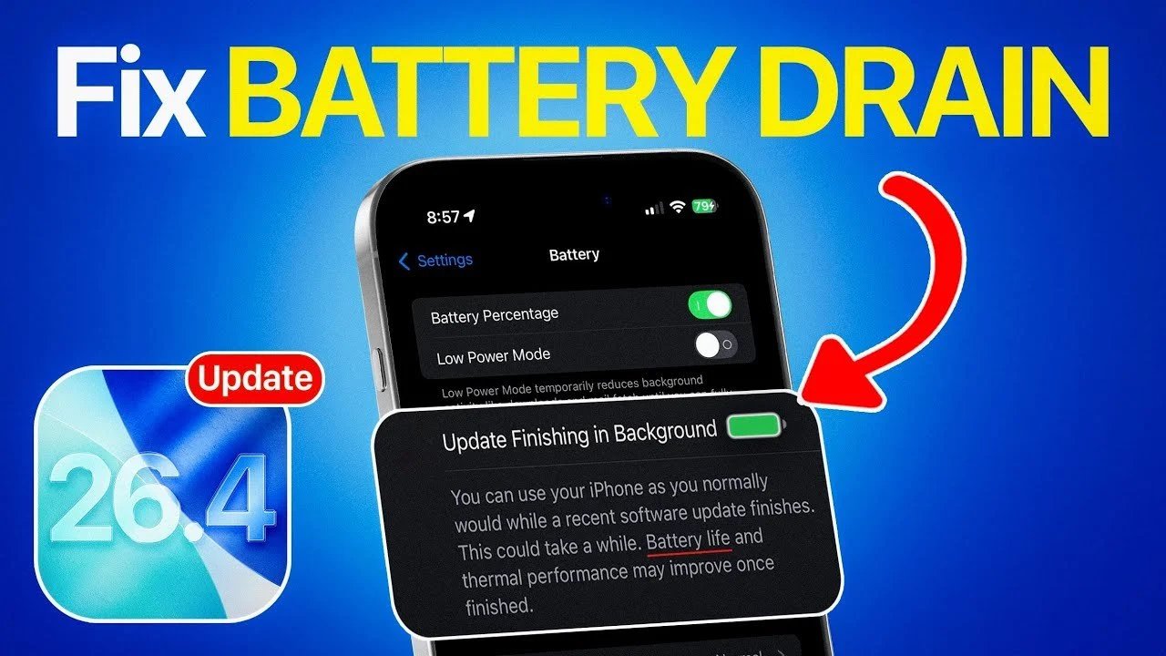 Como consertar o consumo de bateria do iOS no iPhone: guia iOS 26.4
