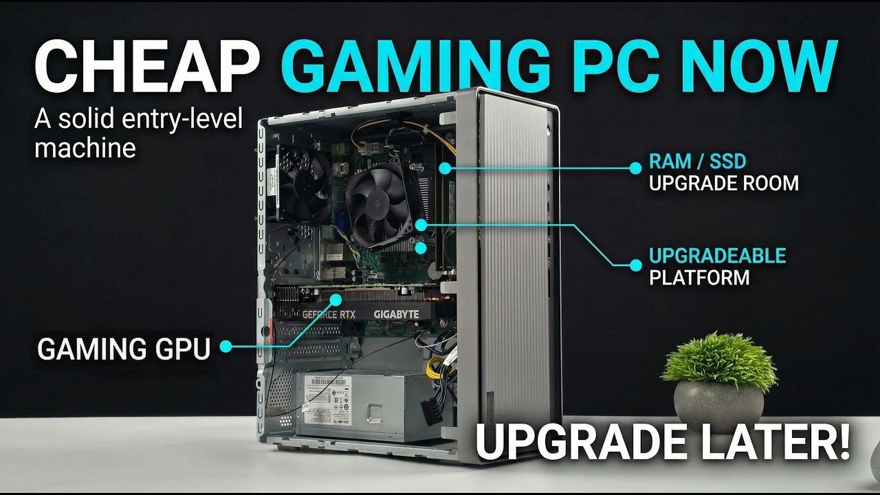 Como construir um PC para jogos de $ 350 em 2026