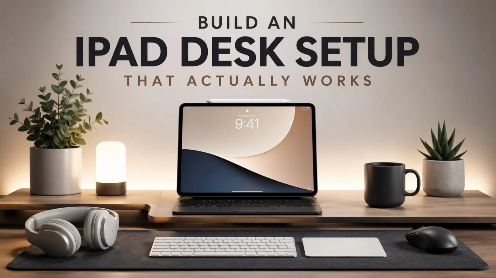 Como criar uma configuração de mesa para iPad que realmente funcione em 2026