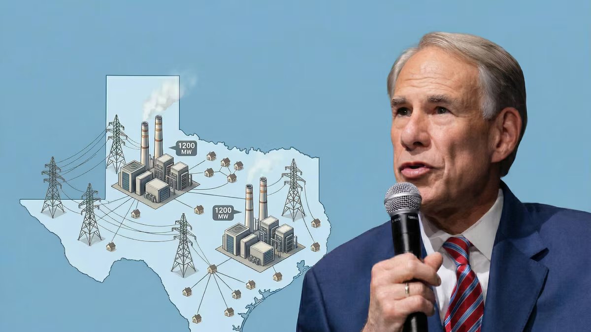 De acordo com Greg Abbott, agora é oficial. O anúncio da rede elétrica que afetará 300.000 residências no Texas.