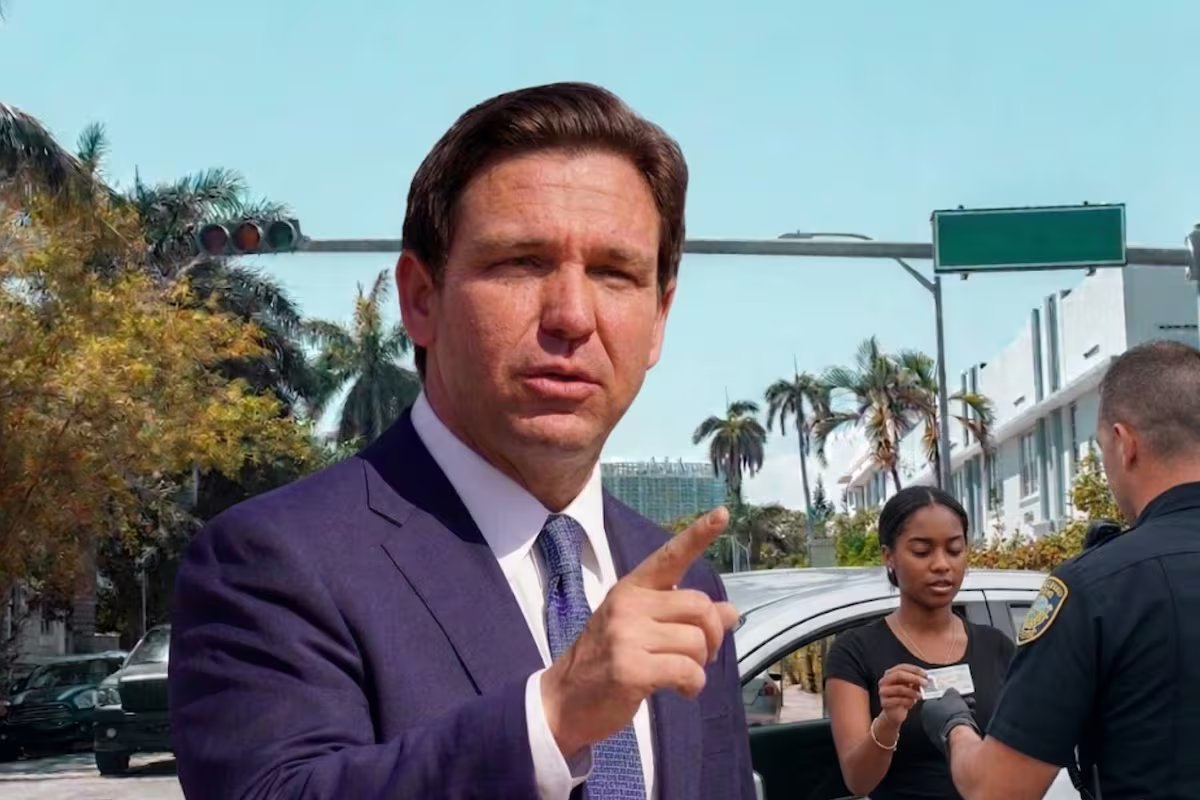 DeSantis intervém na Flórida e assina lei que aumenta multas por dirigir sem carteira