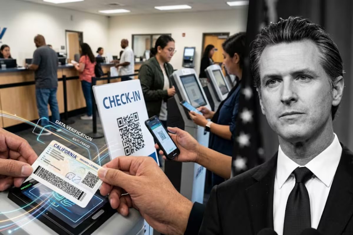 Declaração de Gavin Newsom sobre mudanças no DMV na Califórnia “Contra a fraude, implacavelmente”