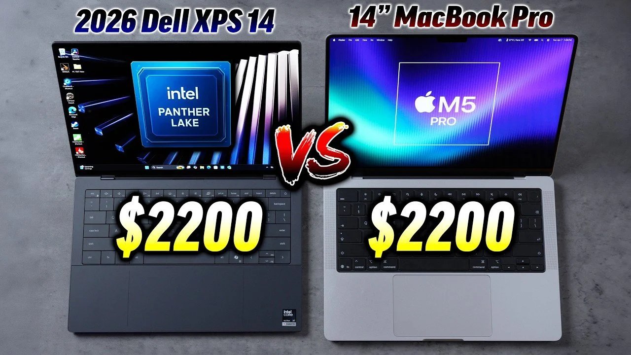 Dell XPS 14 (2026) vs M5 Pro MacBook Pro