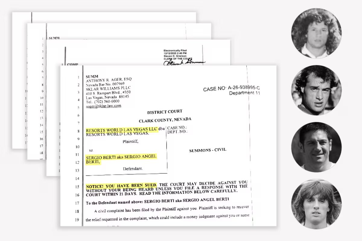 Denúncia contra quatro jogadores de futebol argentinos nos EUA. Como foi a ação das apostas em Las Vegas?