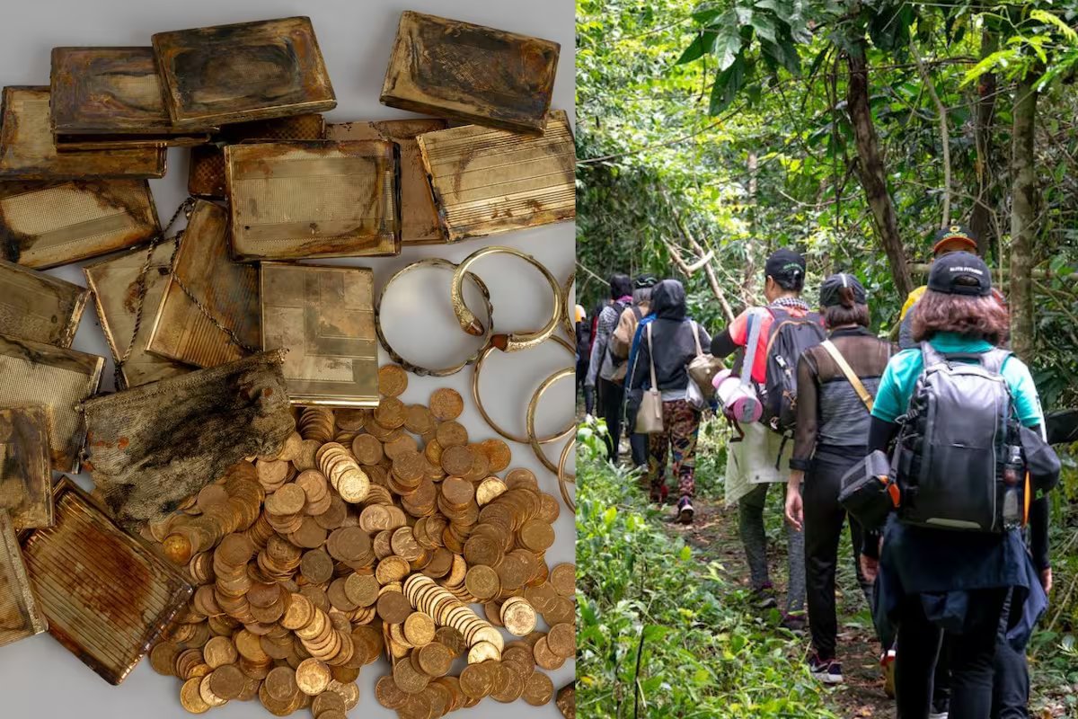 Descoberta de invasores do Monte encontrou uma caixa de alumínio com 600 ouro