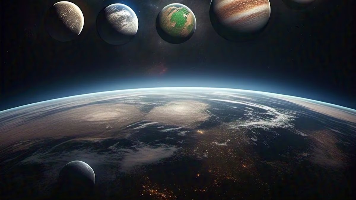 Desfile dos planetas em abril. como ver uma cena astronômica?