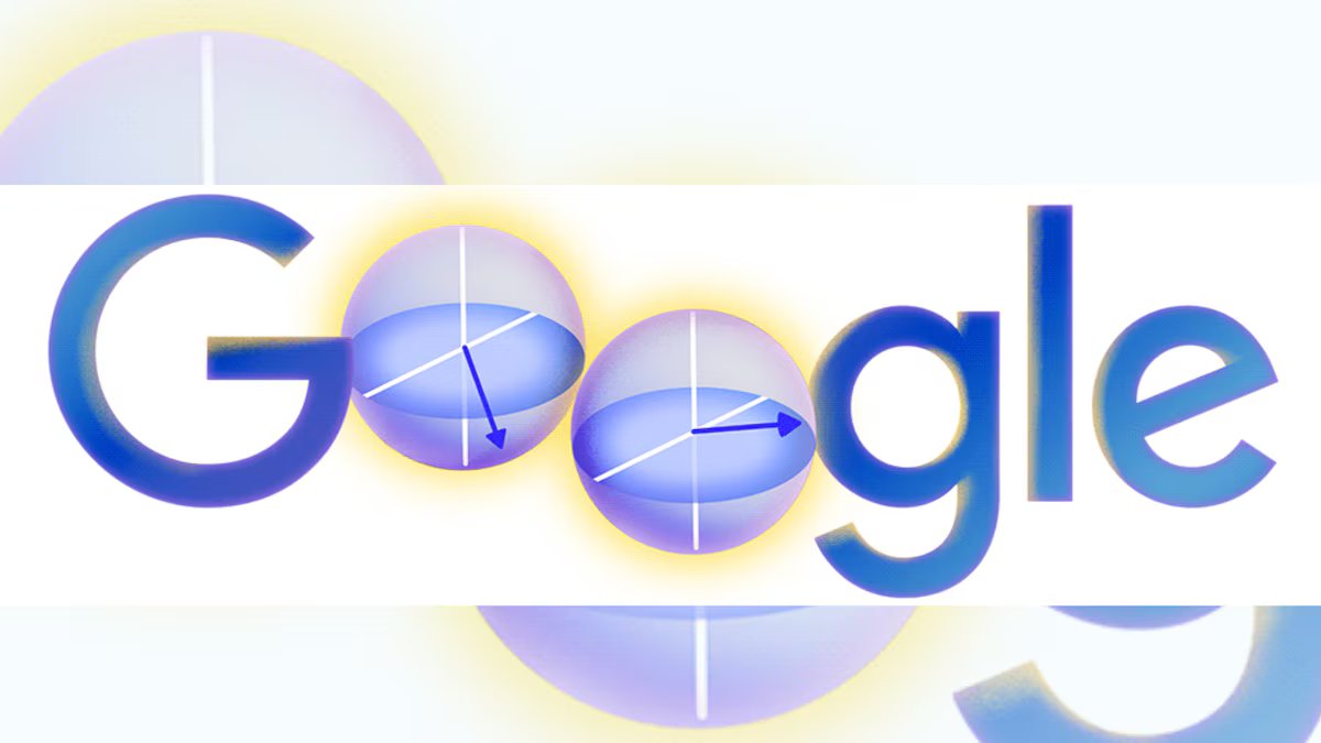 Dia Mundial da Quântica. como é o novo doodle do Google?