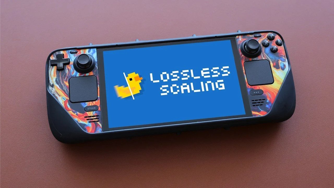 Dimensionamento sem perdas para emulação: Frame Gen Steam Deck.
