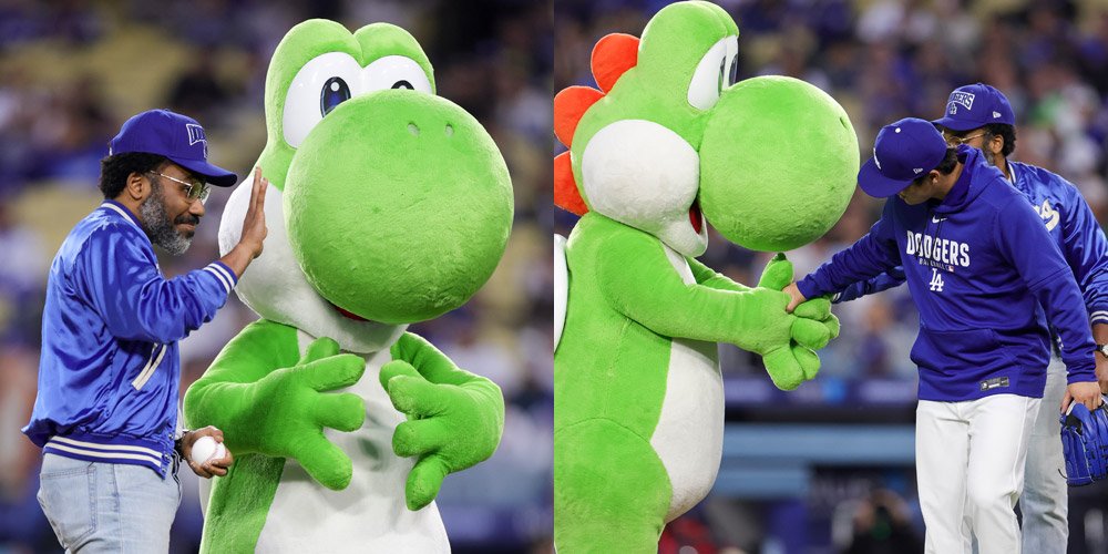 Donald Glover, lançador de Yoshi e Dodgers da Nintendo, Yoshinobu Yamamoto, recria o famoso meme do Homem-Aranha (vídeo) | Donald Glover, Yoshinobu Yamamoto | Notícias e fofocas sobre celebridades | Entretenimento, fotos e vídeos