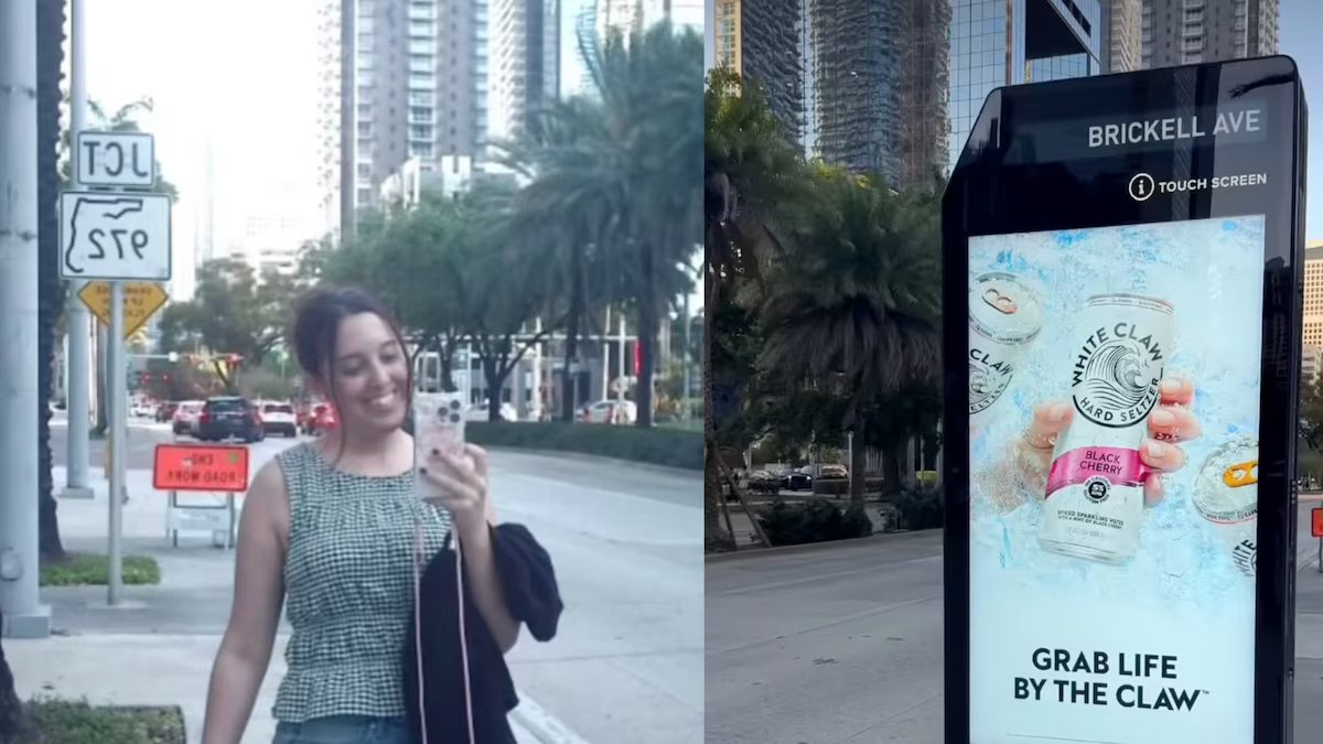 Ela é argentina e demonstrou o truque de encontrar uma câmera escondida em Miami