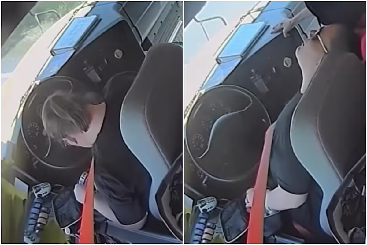 Ele perdeu a consciência enquanto dirigia um ônibus escolar e os estudantes escaparam da tragédia. “Eles fizeram algo incrível”