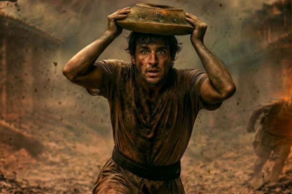 Eles usam inteligência artificial para revelar o rosto de uma das vítimas de Pompéia. “Ele fugiu com um morteiro na cabeça.”