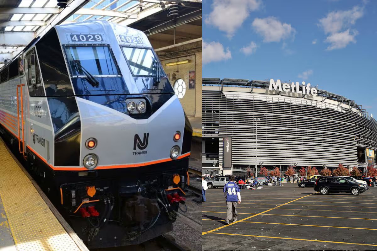 Enorme crescimento em NJ e Nova York. Uma passagem de trem para o MetLife Stadium para a Copa do Mundo custará quase 8 vezes mais