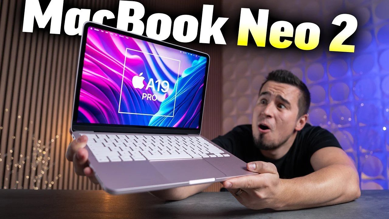 Especificações do MacBook Neo 2: carregamento de 40 W, SSD mais rápido, novas cores