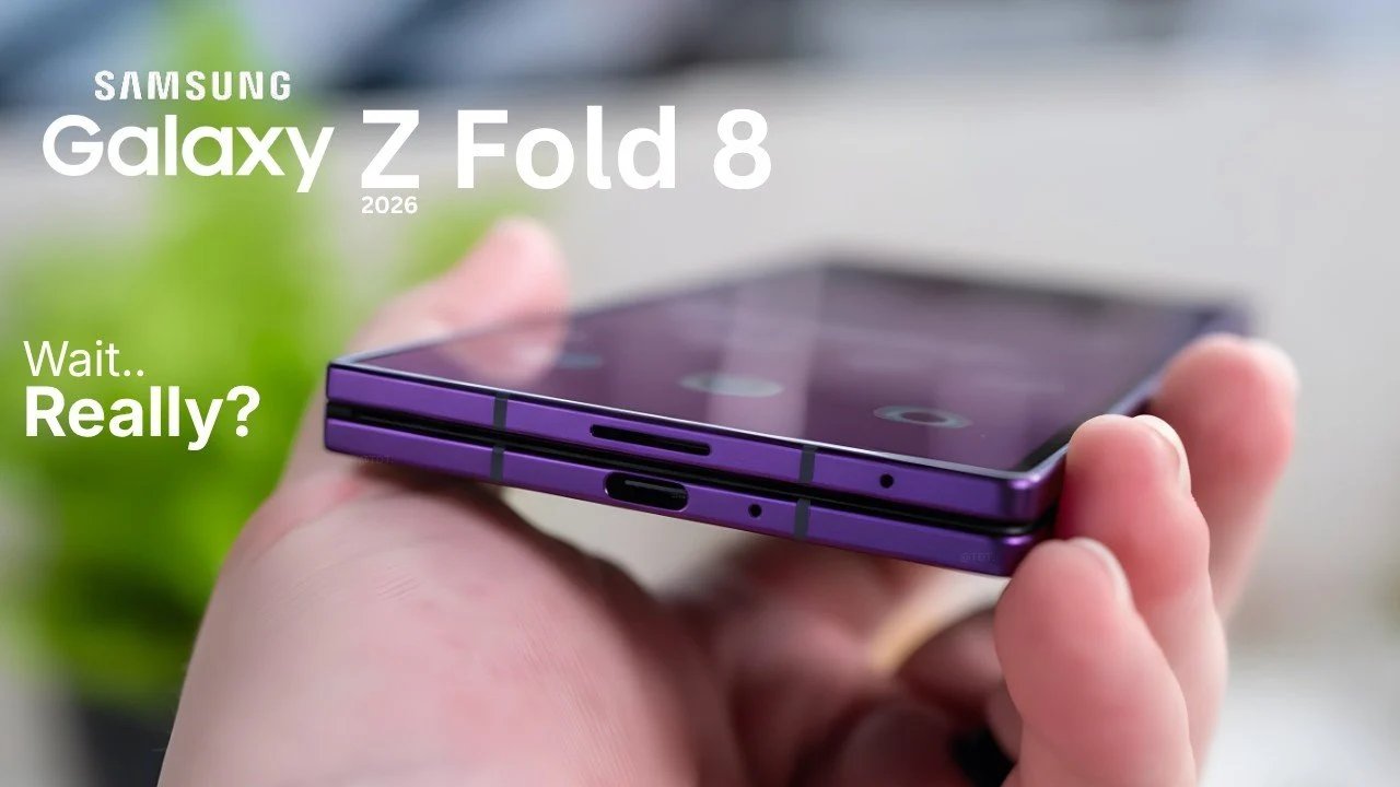 Especificações do Samsung Galaxy Z Fold 8: bateria de 5.000 mAh e mais