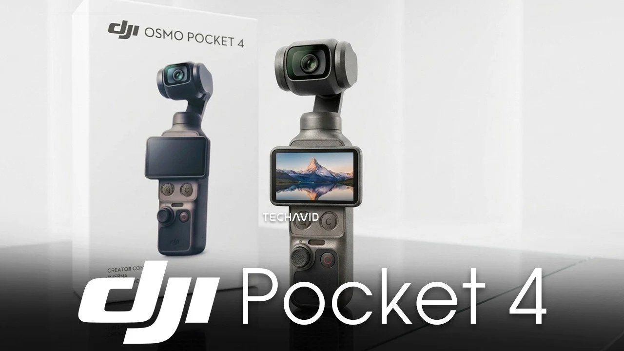 Especificações oficialmente confirmadas do DJI Pocket 4