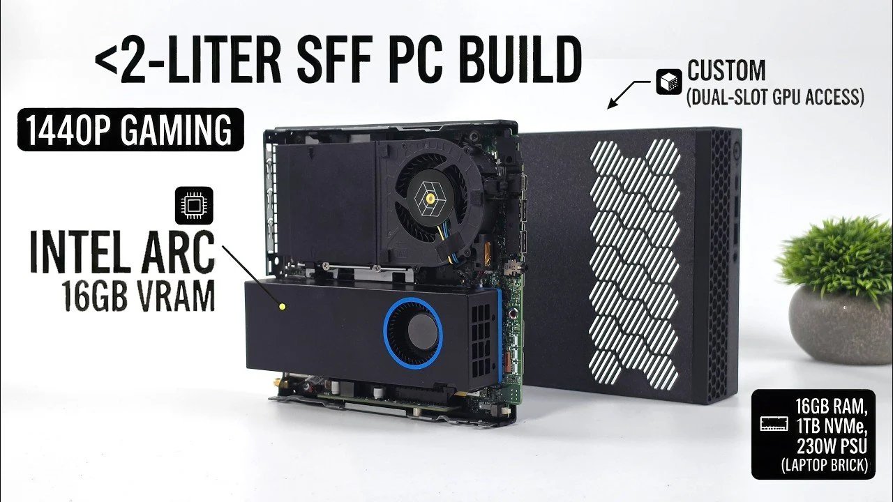 Este Mini PC 2L SFF é uma fera para jogos de 1440P