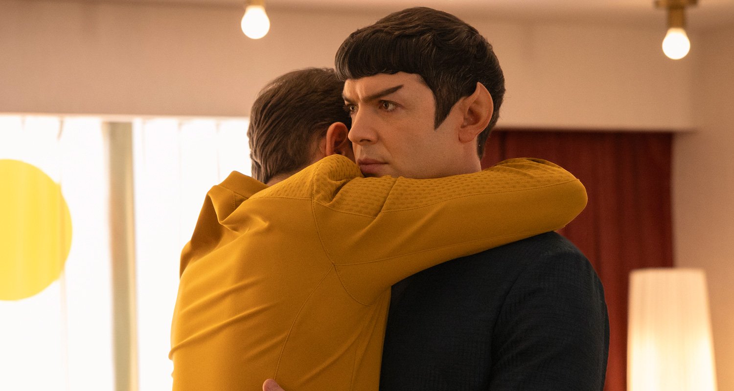 Estreia do teaser trailer da 4ª temporada de ‘Star Trek: Strange New Worlds’ – assista agora! | Anson Mount, Babs Olusanmokun, Carol Kae, Celia Rose Gooding, Christina Chong, Ethan Peck, Jess Bush, Martin Quinn, Melissa Navia, Paramount Plus, Paul Wesley, Rebecca Romijn, Star Trek, Star Trek: Strange New Worlds, TV, Trailer | Notícias e fofocas sobre celebridades | Entretenimento, fotos e vídeos