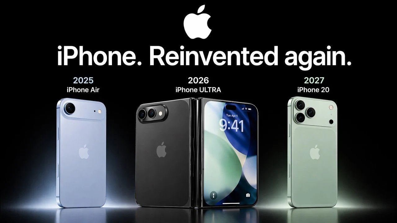 Evolução do iPhone: plano de 3 anos da Apple e vazamentos revelados para 2028