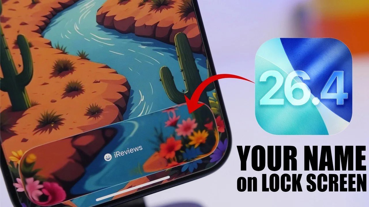 Guia iOS 26.4: escreva seu nome na tela de bloqueio do iPhone