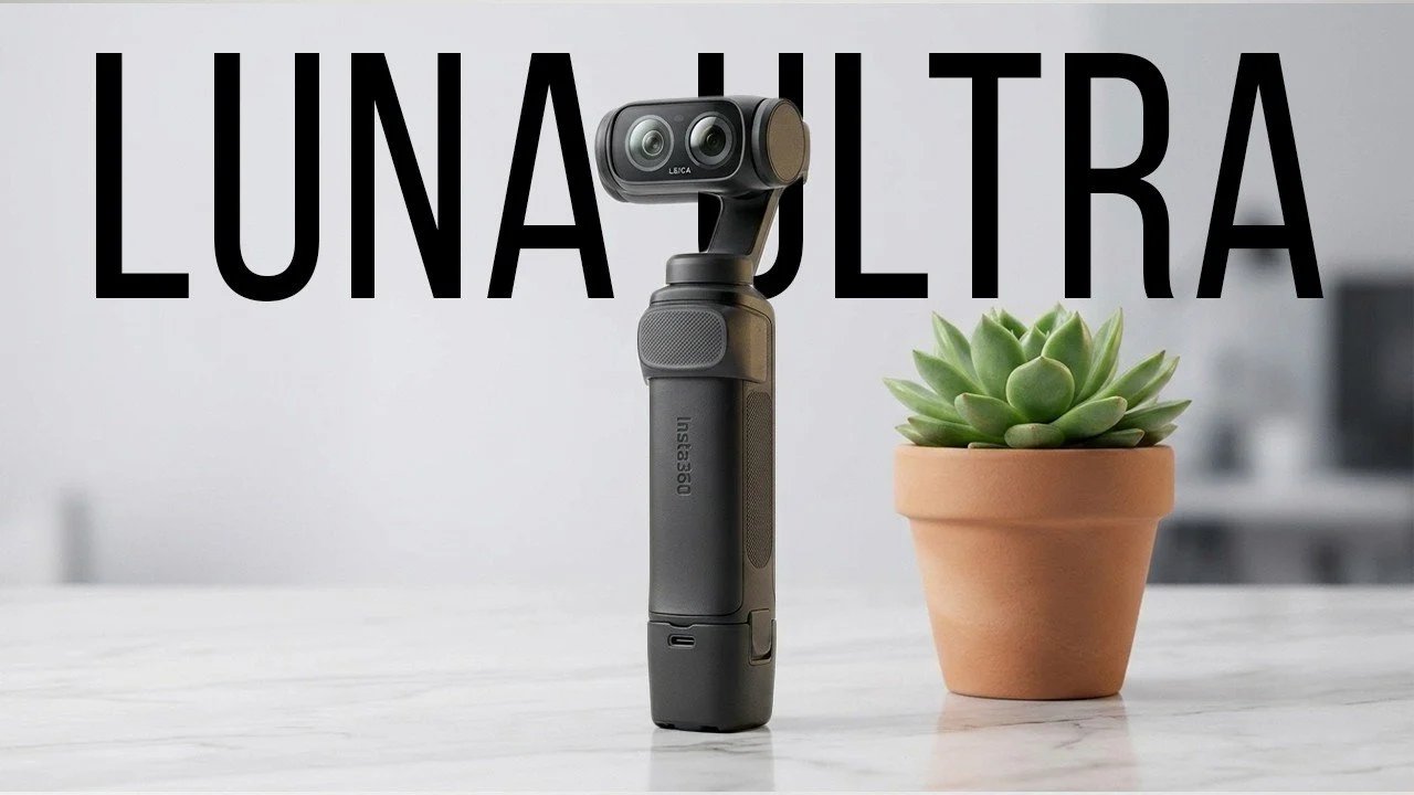 Insta360 Luna Ultra vs DJI: nova câmera gimbal com sensor de 1 polegada