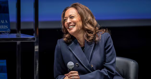Kamala Harris foi a última palestrante da série de palestrantes Wasatch – Deseret News
