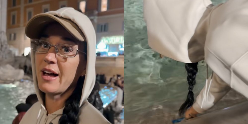Katy Perry joga cartão de crédito na Fontana di Trevi para dar sorte durante viagem a Roma | Katy Perry | Notícias e fofocas sobre celebridades | Entretenimento, fotos e vídeos